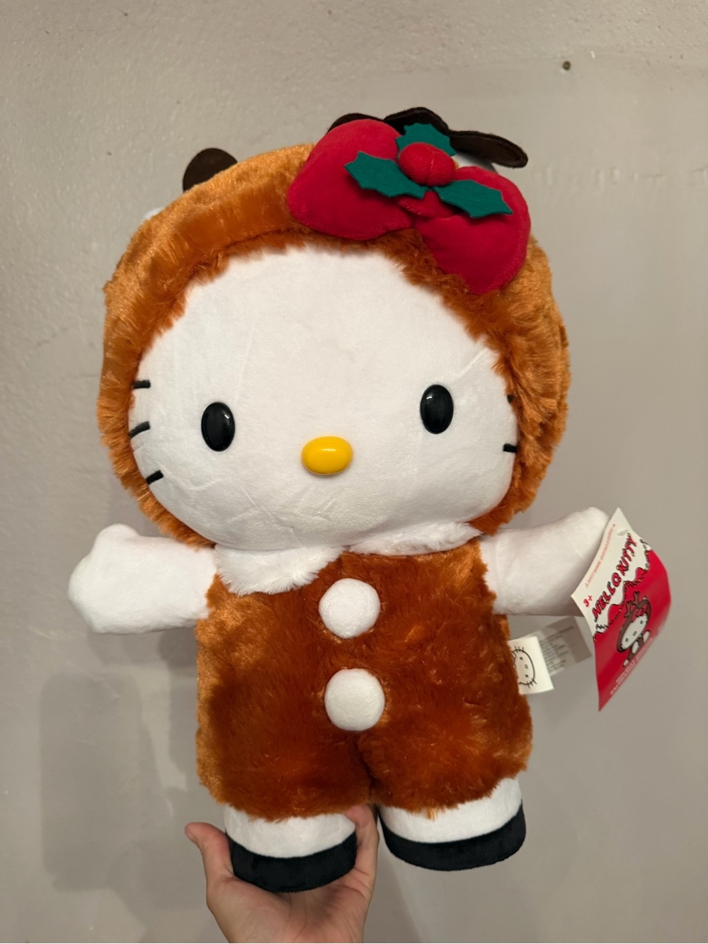 Sanrio Hello Kitty reindeer plush